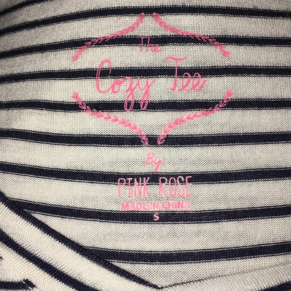 The Cozy Tee By Pink Rose Womens Nwot 